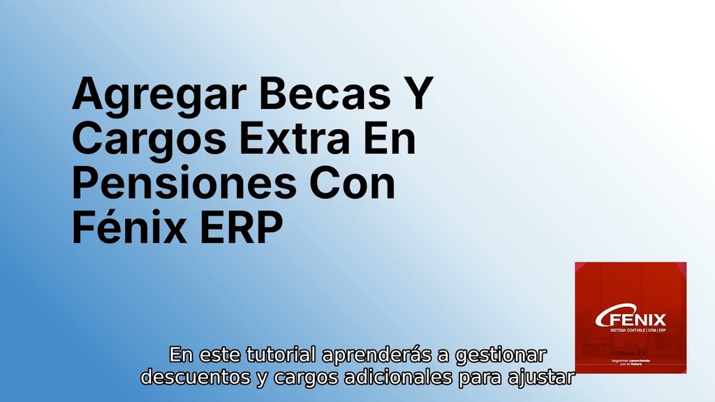 Agregar Becas Y Cargos Extra En Pensiones