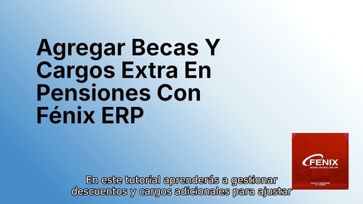 Agregar Becas Y Cargos Extra En Pensiones
