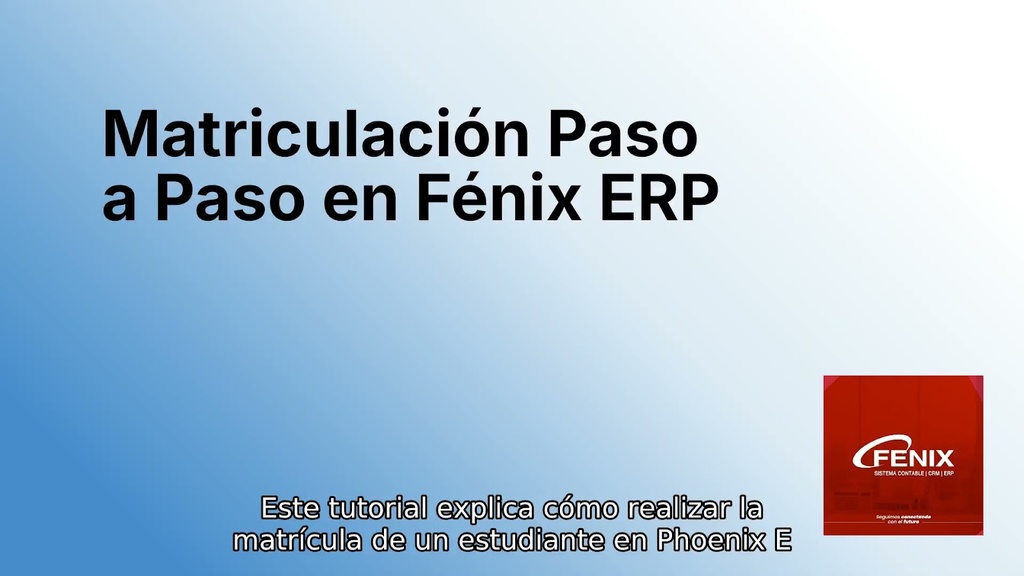 Matriculación