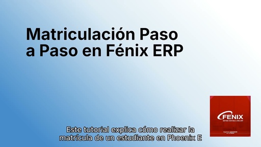 Matriculación