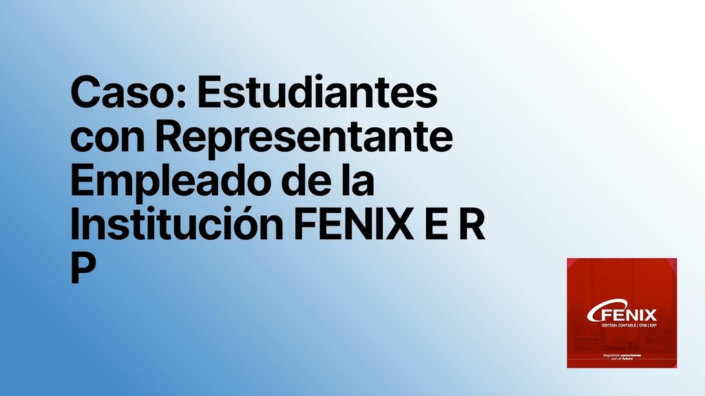 Caso de estudiantes con representante que es empleado de la Institución